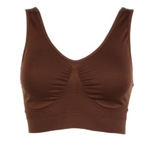 Rhonda Shear women’s underwire bra brown